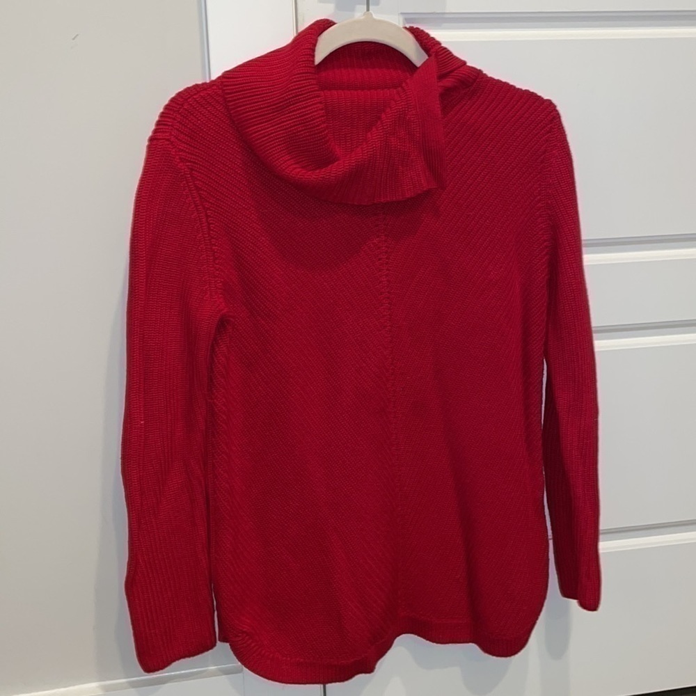 TALBOTS Red Sweater Size Small